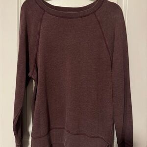 PINK Victoria's Secret Maroon Oversized Sweatshirt